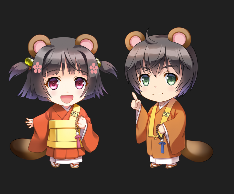 さいちゃん＆らくくん - 温泉津・西楽寺